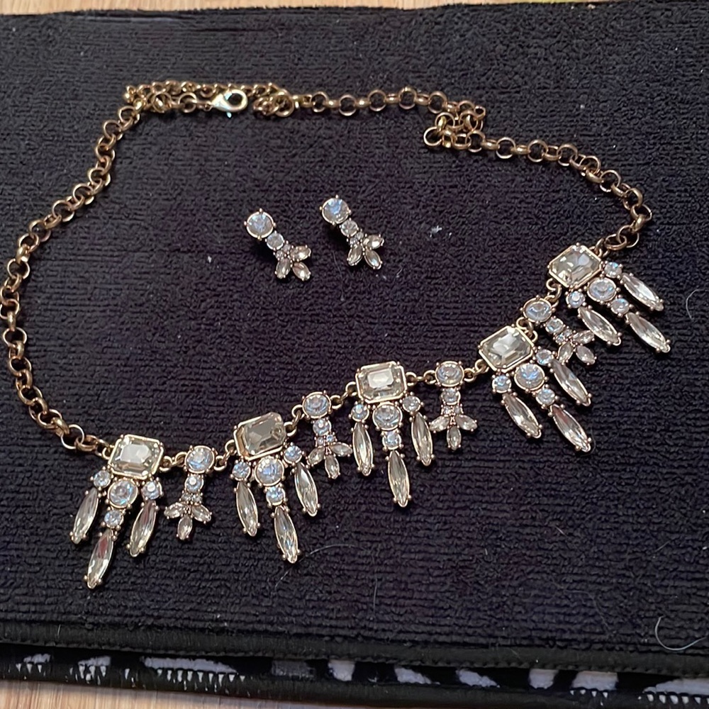Necklace and matching earrings